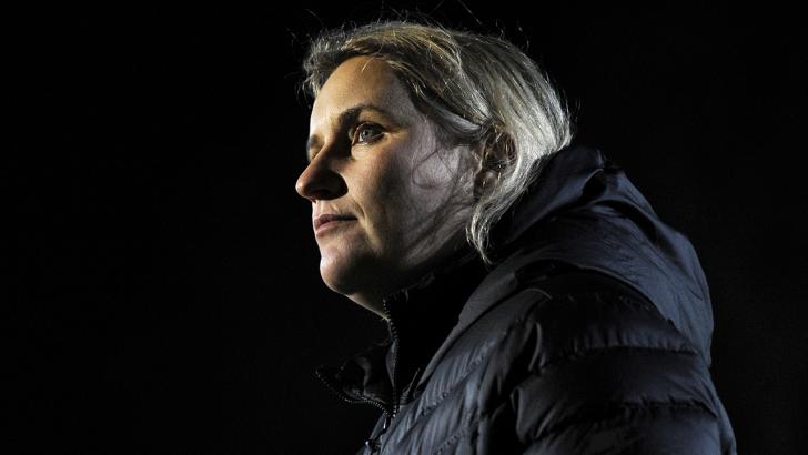 Chelsea boss Emma Hayes will look to mastermind another big win in the WSL title race